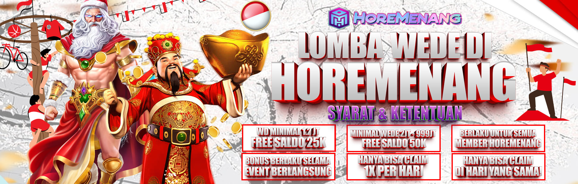 LOMBA WEDE HOREMENANG